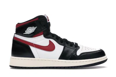 Pre-owned Jordan 1 Retro High Sneakers In Black/gym Red/white In Multi