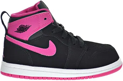 Pre-owned Jordan 1 Retro High Sneakers In Black/vivid Pink