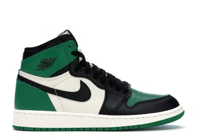 Pre-owned Jordan 1 Retro High Sneakers In Pine Green/sail/black In Multi