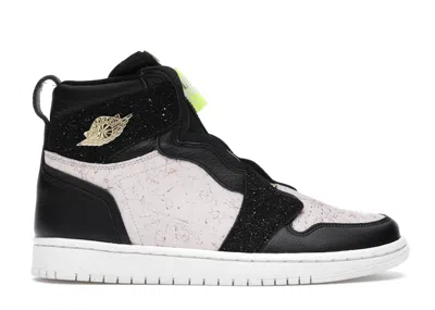 Pre-owned Jordan 1 Retro High Zip Silt Red (women's) Sneakers In Black/metallic Gold/phantom