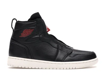 Pre-owned Jordan 1 Retro High Zip (women's) Sneakers In Black/gym Red/phantom