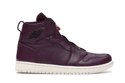 Pre-owned Jordan 1 Retro High Zip (women's) Sneakers In Bordeaux/black/phantom