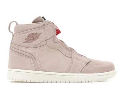 Pre-owned Jordan 1 Retro High Zip (women's) Sneakers In Particle Beige/metallic Red Bronze/sail In Multi
