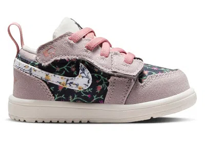 Pre-owned Jordan 1 Retro Low Alt Se Floral Sneakers In Platinum Violet/anthracite/red Stardust