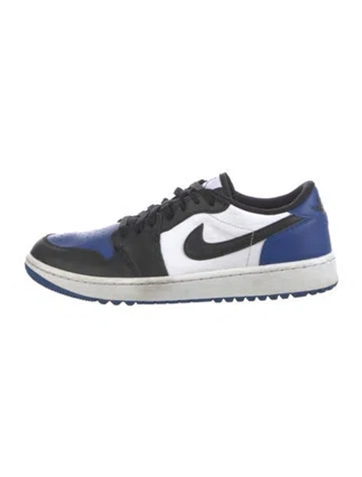 Pre-owned Jordan 1 Retro Low Golf Royal Toe Athletic Sneakers In Blue