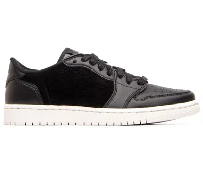 Pre-owned Jordan 1 Retro Low Ns Pony Hair (women's) Sneakers In Black/sail