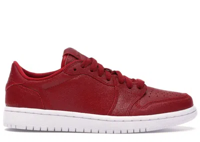 Pre-owned Jordan 1 Retro Low Ns (women's) Sneakers In Gym Red/white/metallic Gold