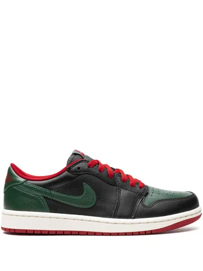 Jordan 1 Retro Low Og "black/gorge Green" Sneakers