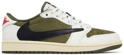 Jordan 1 Retro Low Og Sp Travis Scott Medium Olive In Multi