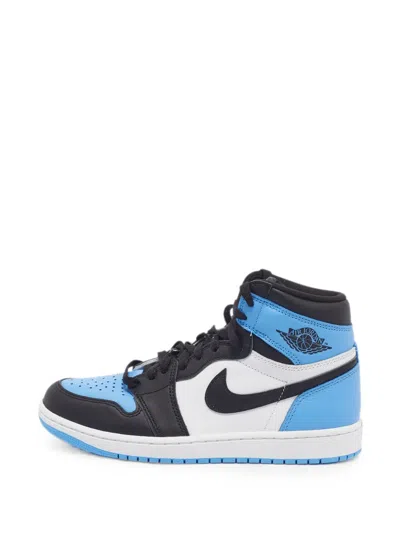 Pre-owned Jordan 1 Retro Og Unc Toe High-top Sneakers In Blue