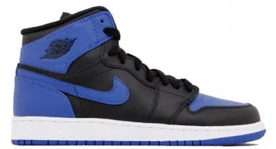 Pre-owned Jordan 1 Retro Royal Blue (2013) Sneakers In Black/varsity Royal