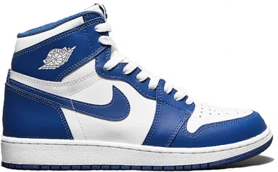Pre-owned Jordan 1 Retro Storm Sneakers In Storm In Blue/white/storm Blue