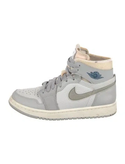 Pre-owned Jordan 1 Zoom Air Cmft London Sneakers In Gray