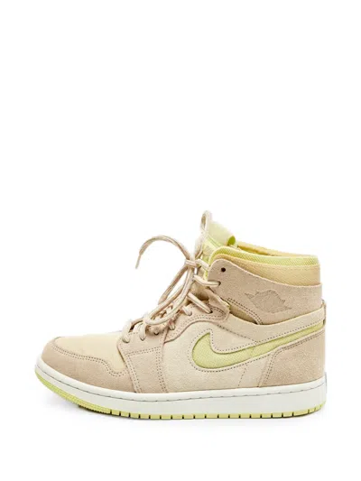Pre-owned Jordan 1 Zoom Air Cmft Sneakers In Neutral