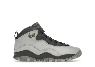 Pre-owned Jordan 10 Retro London Sneakers In Pure Platinum/dark Grey/cool Grey In Multi