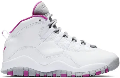Pre-owned Jordan 10 Retro Maya Moore Sneakers In White/fuchsia Flash