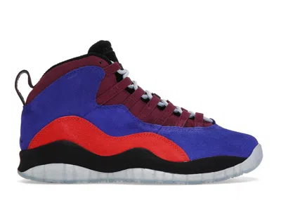 Pre-owned Jordan 10 Retro Maya Moore (women's) Sneakers In Concord/black/rush Red