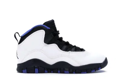 Pre-owned Jordan 10 Retro Orlando Sneakers In White/black/royal