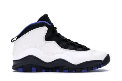 Pre-owned Jordan 10 Retro Orlando Sneakers In White/black/royal