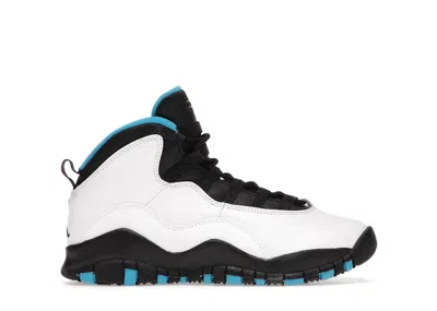Pre-owned Jordan 10 Retro Powder Blue Sneakers In White/dk Powder Blue/black