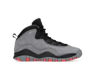 Pre-owned Jordan 10 Retro Sneakers In Cool Grey/infrared/black