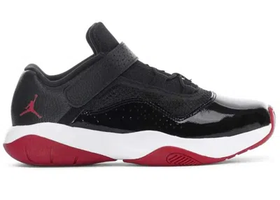 Pre-owned Jordan 11 Cmft Low Bred Sneakers In Black/white/gym Red