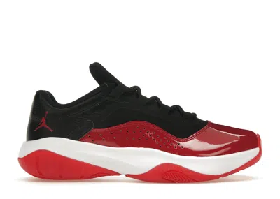 Pre-owned Jordan 11 Cmft Low Bred (women's) Sneakers In Black/white/gym Red