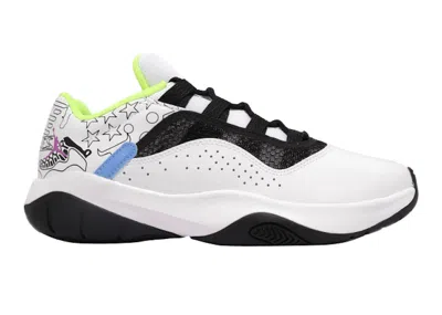 Pre-owned Jordan 11 Cmft Low Hyper Violet Sneakers In White/black/volt