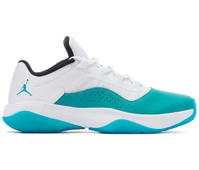 Pre-owned Jordan 11 Cmft Low (women's) Sneakers In White/black/new Emerald