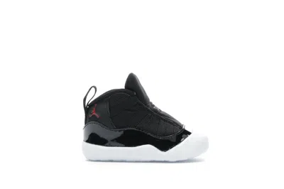 Pre-owned Jordan 11 Crib Bootie 7210 Sneakers In Black/varsity Red/white