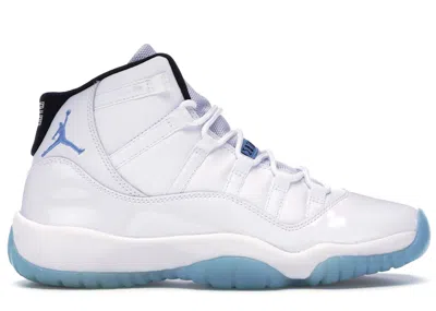 Pre-owned Jordan 11 Retro (2014) Sneakers In White/black/legend Blue
