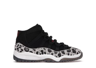 Pre-owned Jordan 11 Retro Animal Instinct Sneakers In Black/red/sail