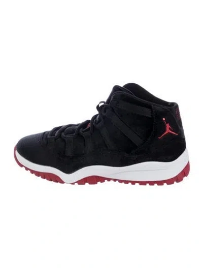 Pre-owned Jordan Babies' 11 Retro Bred Velvet (ps) In Black