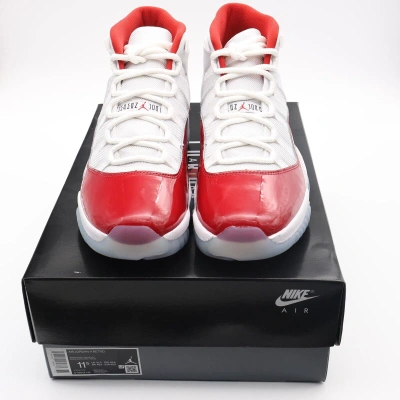 Pre-owned Jordan 11 Retro Cherry Size 11.5 In White