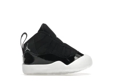Pre-owned Jordan 11 Retro Crib Bootie Jubilee 25th Anniversary Sneakers In Black