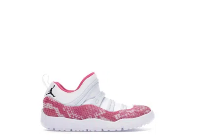 Pre-owned Jordan 11 Retro Little Flex Snake Sneakers In White/black/watermelon In Multi