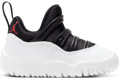 Pre-owned Jordan 11 Retro Little Flex Tuxedo Sneakers In Black/white/true Red