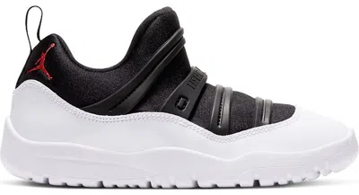 Pre-owned Jordan 11 Retro Little Flex Tuxedo Sneakers In Black/white/true Red