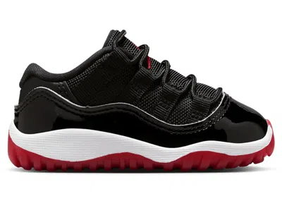 Pre-owned Jordan 11 Retro Low Bred (2025) Sneakers In Black/white/varsity Red In Multi