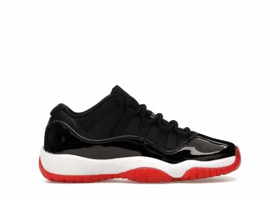 Pre-owned Jordan 11 Retro Low Bred (2025) Sneakers In Black/white/varsity Red