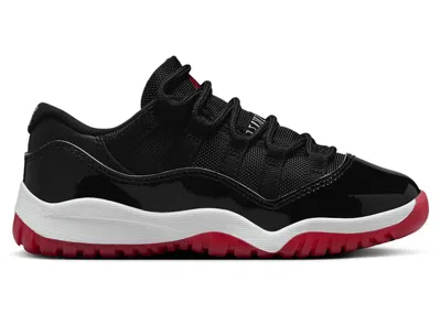 Pre-owned Jordan 11 Retro Low Bred (2025) Sneakers In Black/white/varsity Red