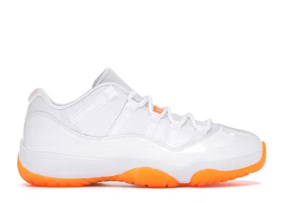 Pre-owned Jordan 11 Retro Low Citrus (2021) (women's) Sneakers In White/bright Citrus