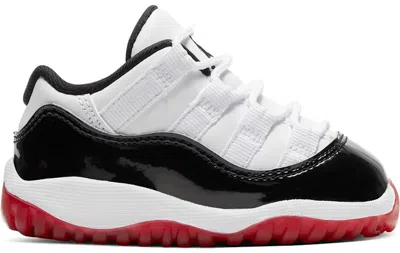 Pre-owned Jordan 11 Retro Low Concord Bred Sneakers In White/gym Red/black In Multi