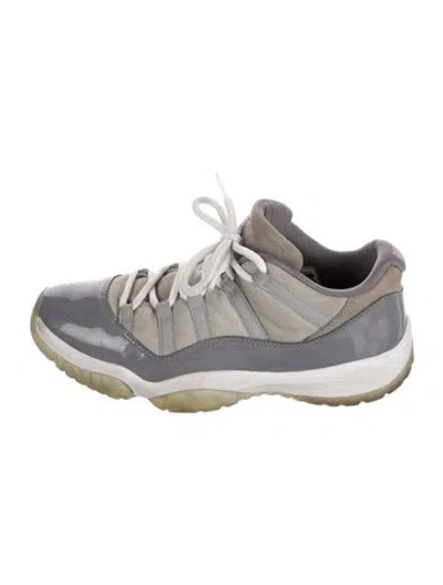 Pre-owned Jordan 11 Retro Low Cool Grey Athletic Sneakers In Gray