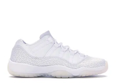 Pre-owned Jordan 11 Retro Low Heiress Sneakers In White/pure Platinum
