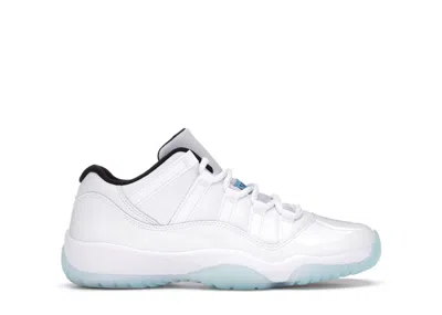 Pre-owned Jordan 11 Retro Low Legend Blue Sneakers In White/black