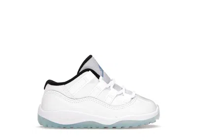 Pre-owned Jordan 11 Retro Low Legend Blue Sneakers In White/black