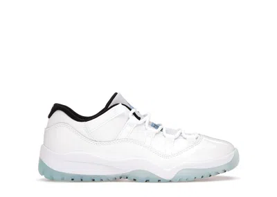 Pre-owned Jordan 11 Retro Low Legend Blue Sneakers In White/black In Multi