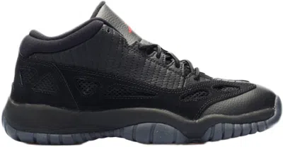Pre-owned Jordan 11 Retro Low Referee Sneakers In Black/true Red