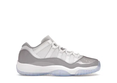 Pre-owned Jordan 11 Retro Low Sneakers In White/cement Grey/university Blue In Multi